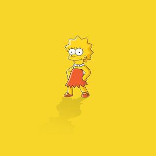Lisa cartoon wallpaper