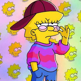 Lisa cartoon wallpaper