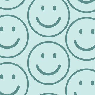 Blue smile wallpaper