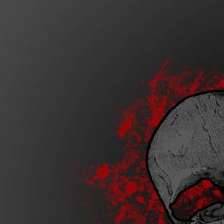 Skull blood wallpaper