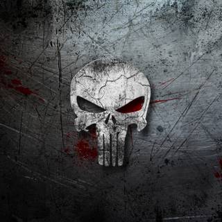 Skull blood wallpaper