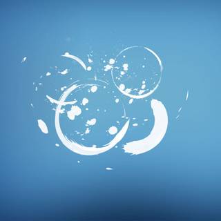 Blue smile wallpaper