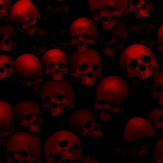 Skull blood wallpaper