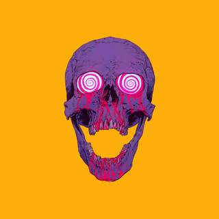 Skull blood wallpaper