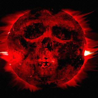 Skull blood wallpaper