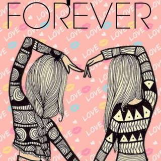 BFF hearts wallpaper