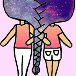 BFF hearts wallpaper