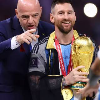 Messi trophies wallpaper