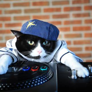 Cat DJ wallpaper