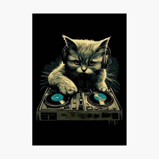 Cat DJ wallpaper