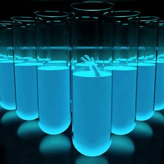 Test tubes wallpaper