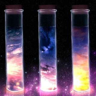 Test tubes wallpaper
