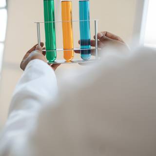 Test tubes wallpaper