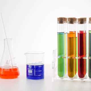 Test tubes wallpaper