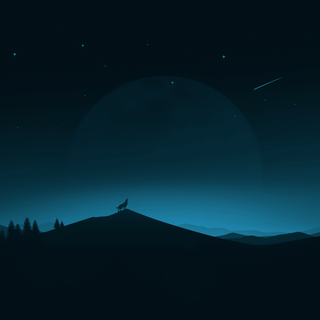 Calm night wallpaper