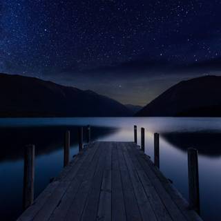 Calm night wallpaper