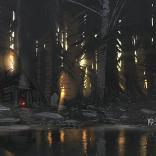 Calm night wallpaper