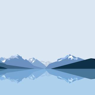 Vector mountains wallpaper