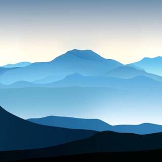Vector mountains wallpaper