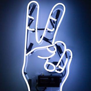 Neon iPhone 11 wallpaper