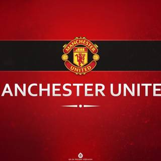 Manchester United logo 4k wallpaper