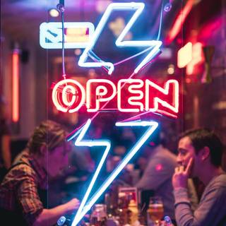 Neon iPhone 11 wallpaper