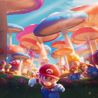 Mario iPhone portrait wallpaper