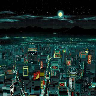 Neon iPhone 11 wallpaper