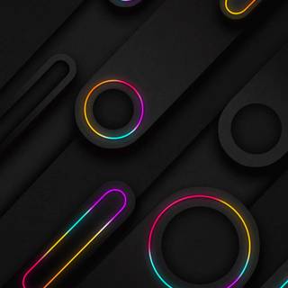 Neon iPhone 11 wallpaper