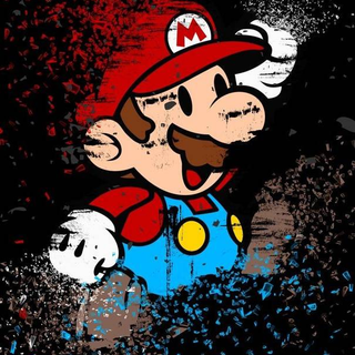 Mario iPhone portrait wallpaper
