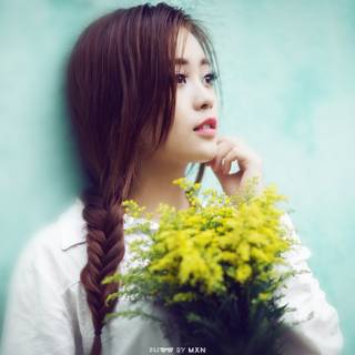 Beautiful Asian girl HD wallpaper