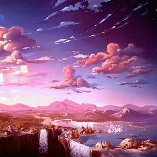 Aesthetic lanscape wallpaper