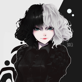 Anime girl aesthetic black and white wallpaper