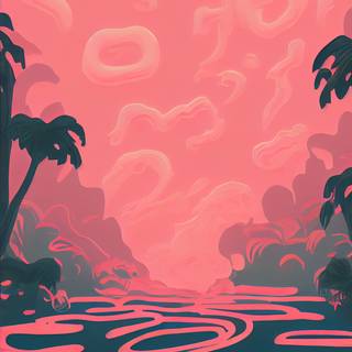 Aesthetic lanscape wallpaper