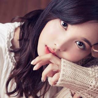 Beautiful Asian girl HD wallpaper