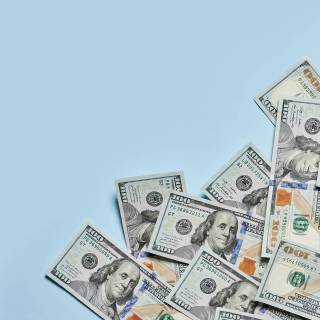 Money blue wallpaper