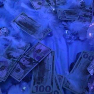 Money blue wallpaper