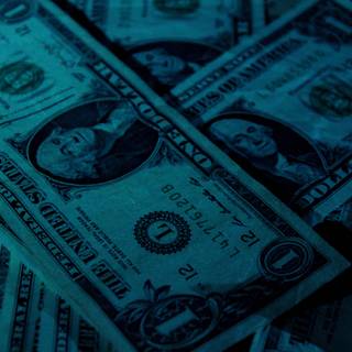 Money blue wallpaper