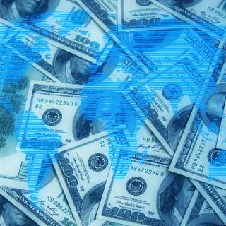 Money blue wallpaper