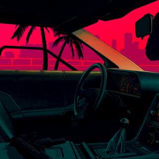 Aesthetic car 1920x1080 wallpaper