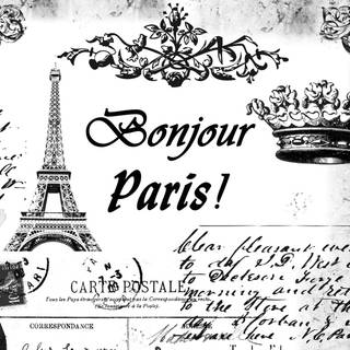Bonjour Paris wallpaper