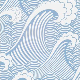 Cute blue lines wallpaper