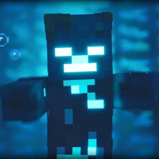 Minecraft Drowned wallpaper