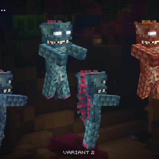 Minecraft Drowned wallpaper