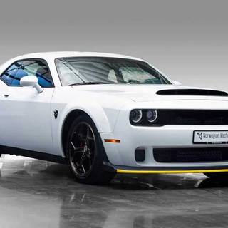 White Dodge Demon wallpaper