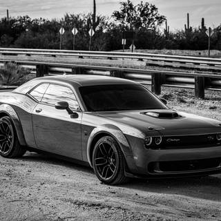 White Dodge Demon wallpaper