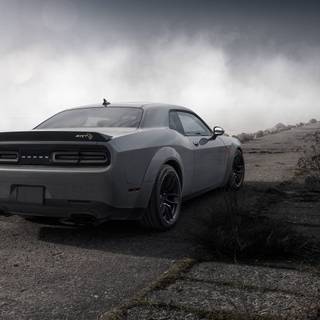 White Dodge Demon wallpaper