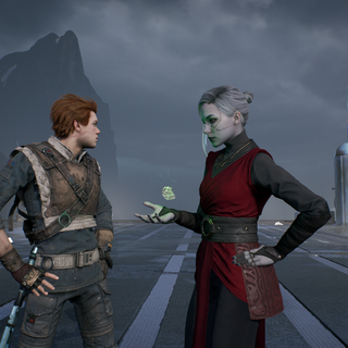 Cal Kestis and Merrin wallpaper