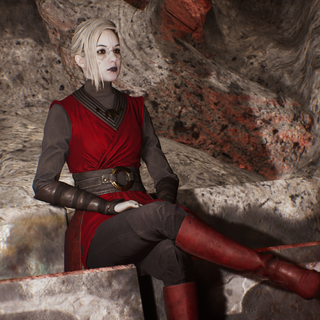 Cal Kestis and Merrin wallpaper