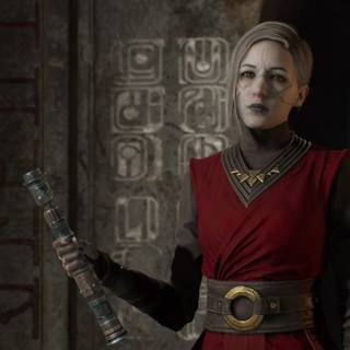 Cal Kestis and Merrin wallpaper